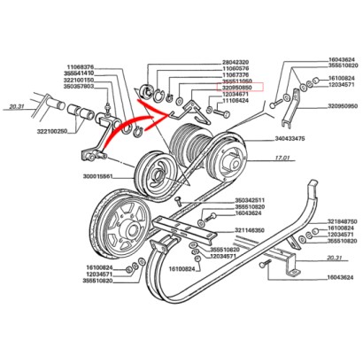 320950850.jpg ARCO PULEGGIA COD. 320950850