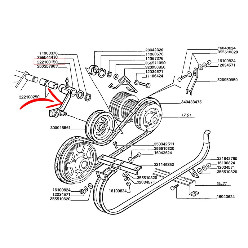 322100150.jpg SUPPORTO COD. 322100150