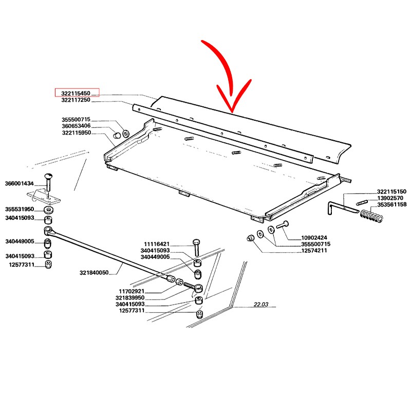 322115450.jpg TELA CASSONE OSCILLANTE INFERIORE COD. 322115450