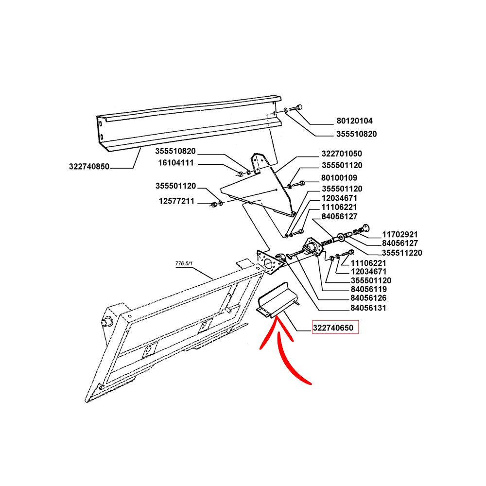 322740650.jpg PIASTRA DI GUIDA COD. 322740650
