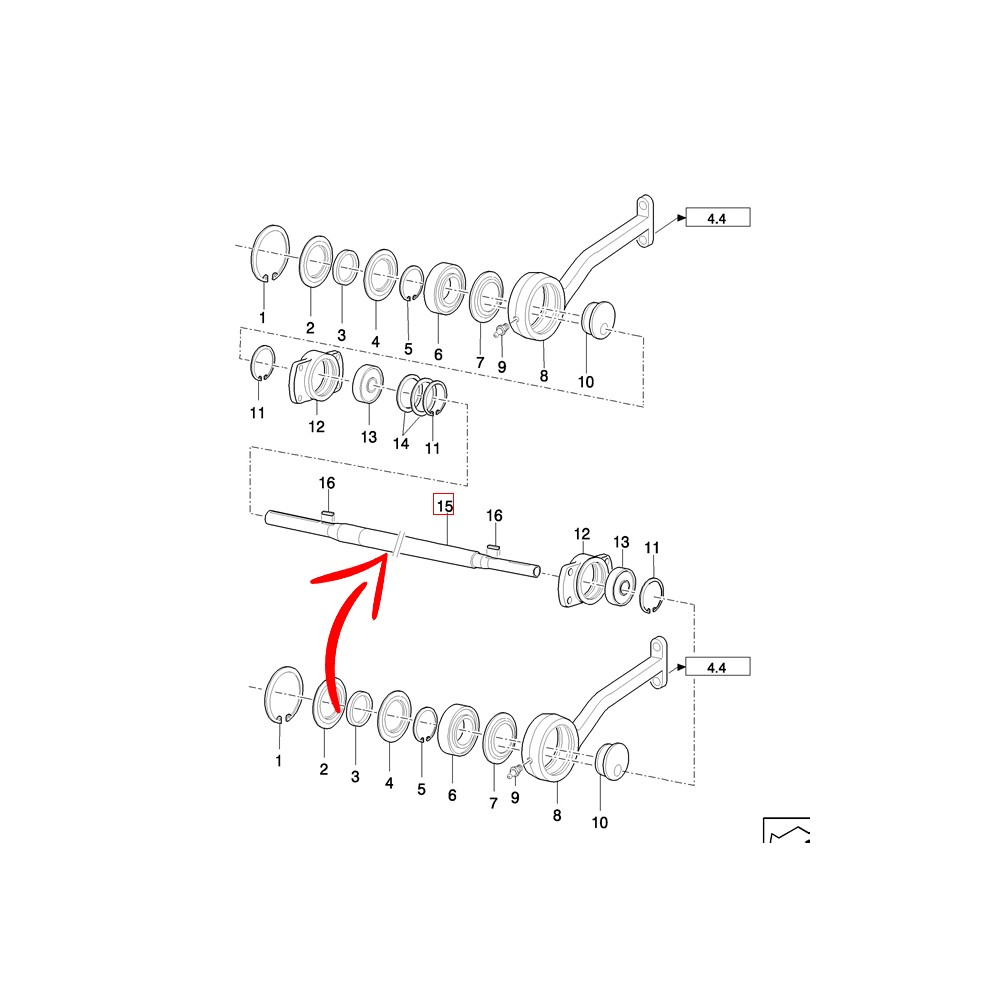 9833139_cnh.jpg ALBERO ORIGINALE COD. 9833139 9833139_cnh.jpg ALBERO ORIGINALE COD. 9833139