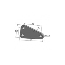00095918.jpg PIASTRA DI MONTAGGIO COD. 00095918N - 00095918