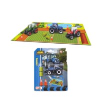 MA15592N.jpg MINI MACCHINE DA LAVORO NEW HOLLAND, SUPER SET DA GIOCO FATTORIA COD. MA15592N