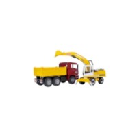 U02751.jpg MAN CAMION RIBALTABILE CON ESCAVATORE MOBILE COD. U02751