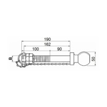 09599.jpg PERNO TRAINO A SFERA Ø25X190MM COD. 09599