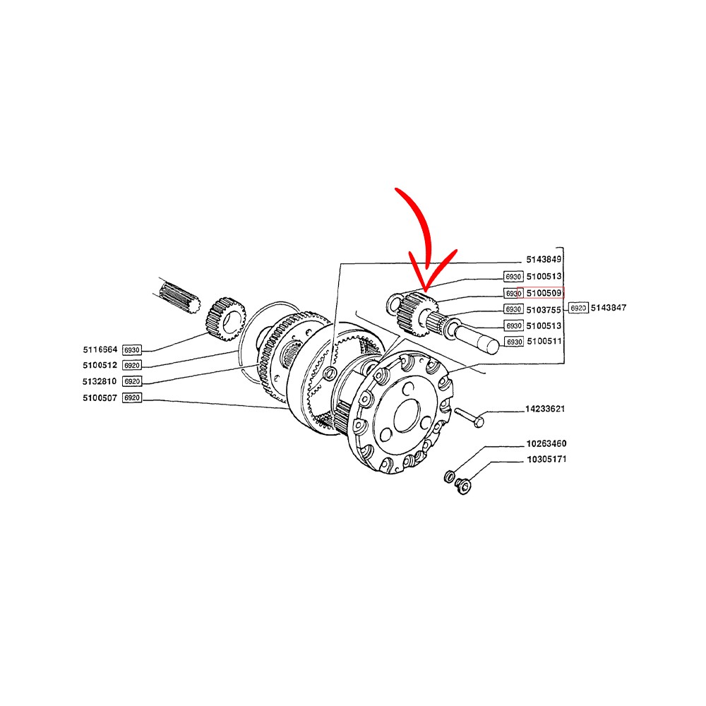 5100509.jpg INGRANAGGIO COD. 5100509