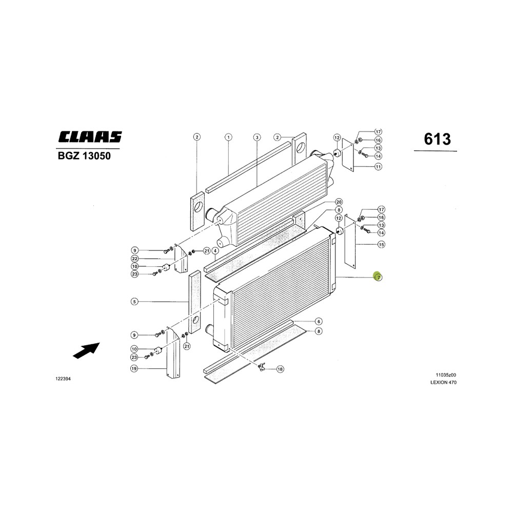 0007964412.jpg RADIATORE COD. 0007964412