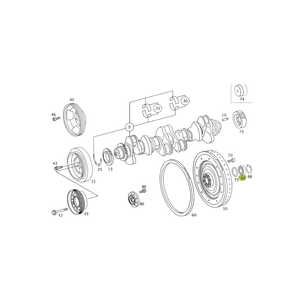 0019917050.jpg CUSCINETTO A SFERE COD. 0019917050