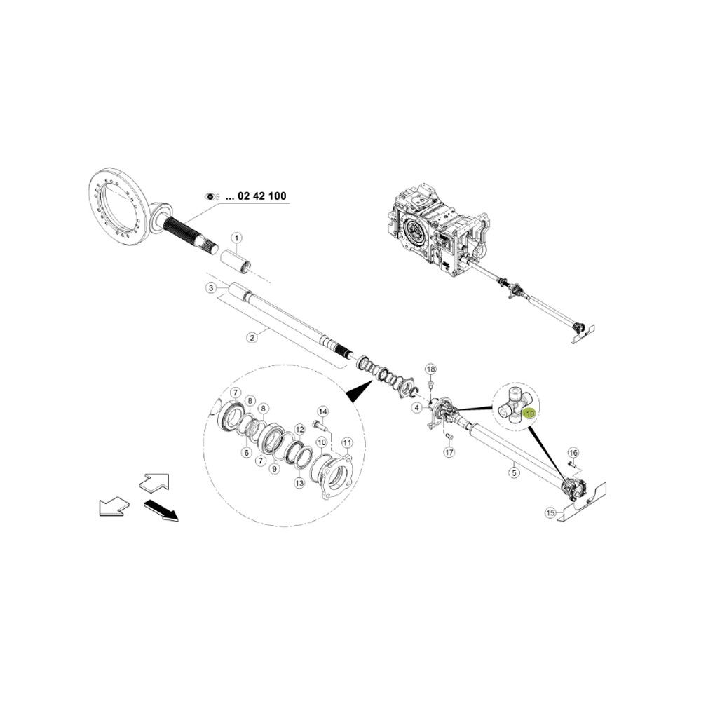 0011662510.jpg PERNO DI ARTICOLAZIONE COD. 0011662510