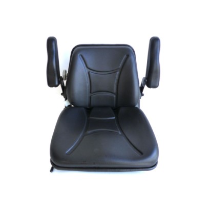 TS29000BR-03784.jpg SEDILE CON MOLLEGGIO + BRACCIOLI + CINTURA A DUE PUNTI STATICA PER TRATTORE CINGOLATO MULETTO E CARRELLO ELE