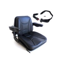 TS29000GP_braccioli_c.jpg SEDILE CON MOLLEGGIO + BRACCIOLI + CINTURA A DUE PUNTI STATICA PER TRATTORE CINGOLATO MULETTO E CARREL