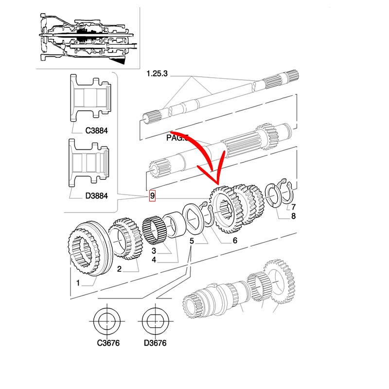 5183599.jpg INGRANAGGIO CONDUTTORE COD. 5183599