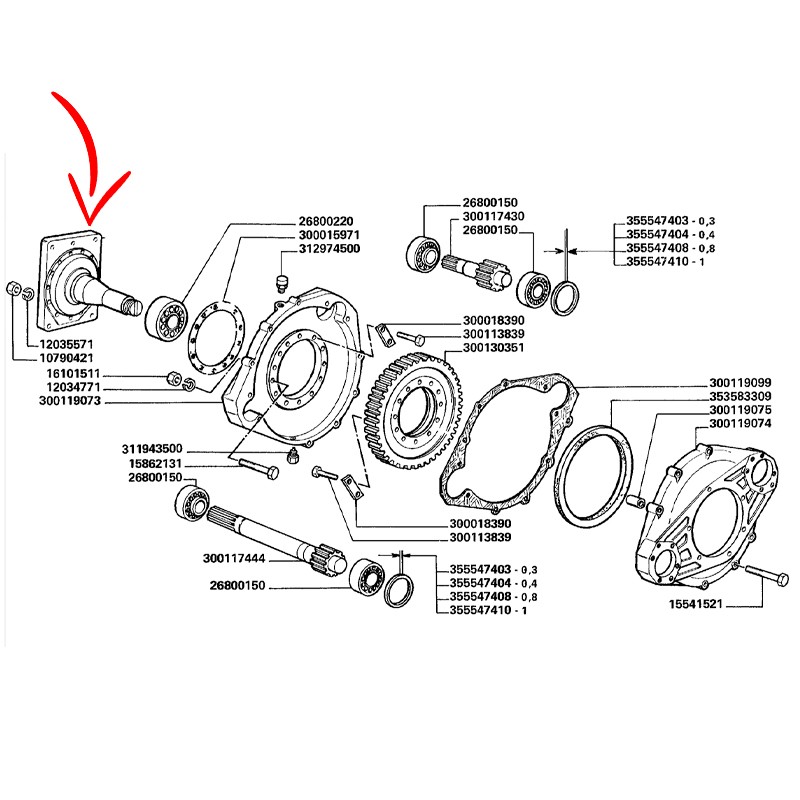 300034581.jpg ASSE RUOTA COD. 300034581 300034581.jpg ASSE RUOTA COD. 300034581