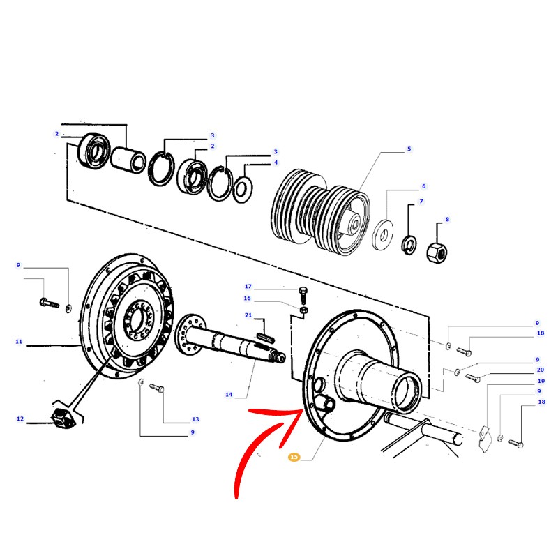 323375350.jpg SUPPORTO ALBERO COD. 323375350