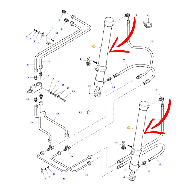 323634400.jpg CILINDRO IDRAULICO COD. 323634400