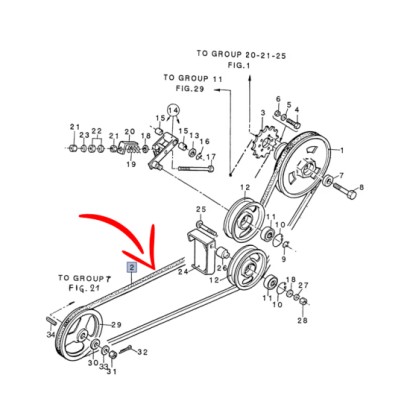 7855745_LVS2.jpg CINGHIA TRAPEZOIDALE COD. 7855745 EX 80754423