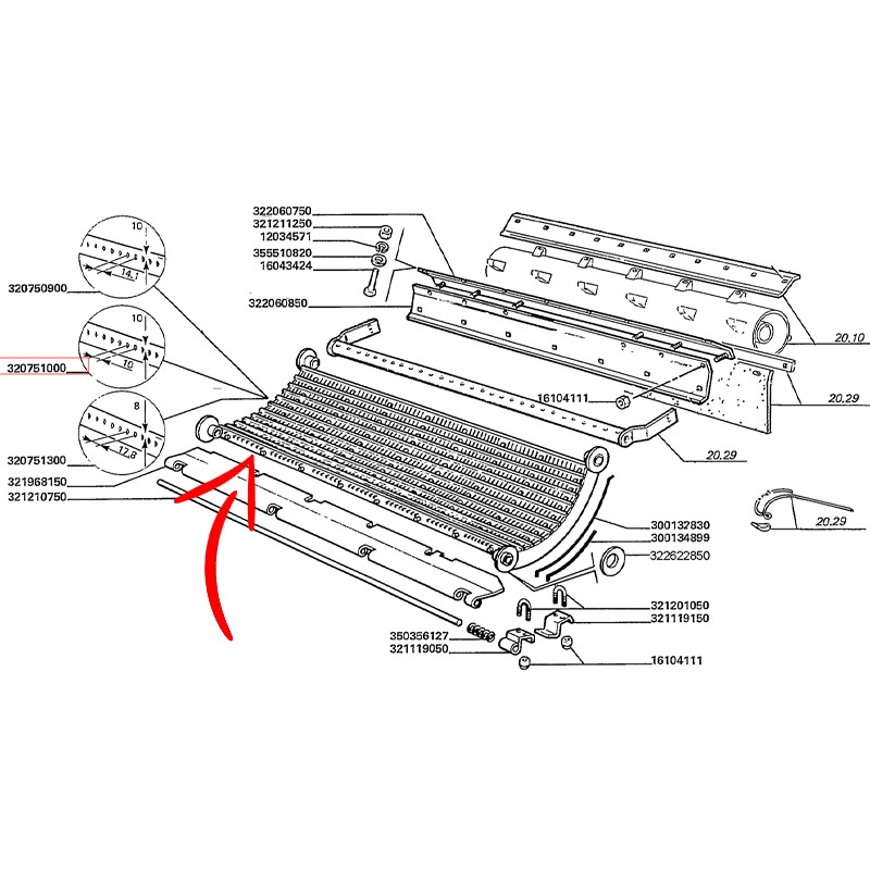 320571000.jpg CONTROBATTITORE STRETTO 3790-L521 COD.320751000