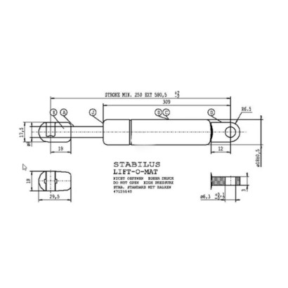 CA0156RA_B.jpg PISTONE A GAS  L580-410N COD. CA0156RA