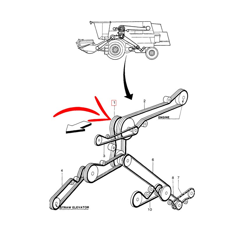 80750166.jpg CINGHIA DI TRASMISSI COD. 80750166