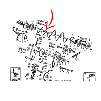 9817833.jpg COCLEA ELEVATORE GRANELLA E RECUPERO COD. 9817833 TIPO STANDARD