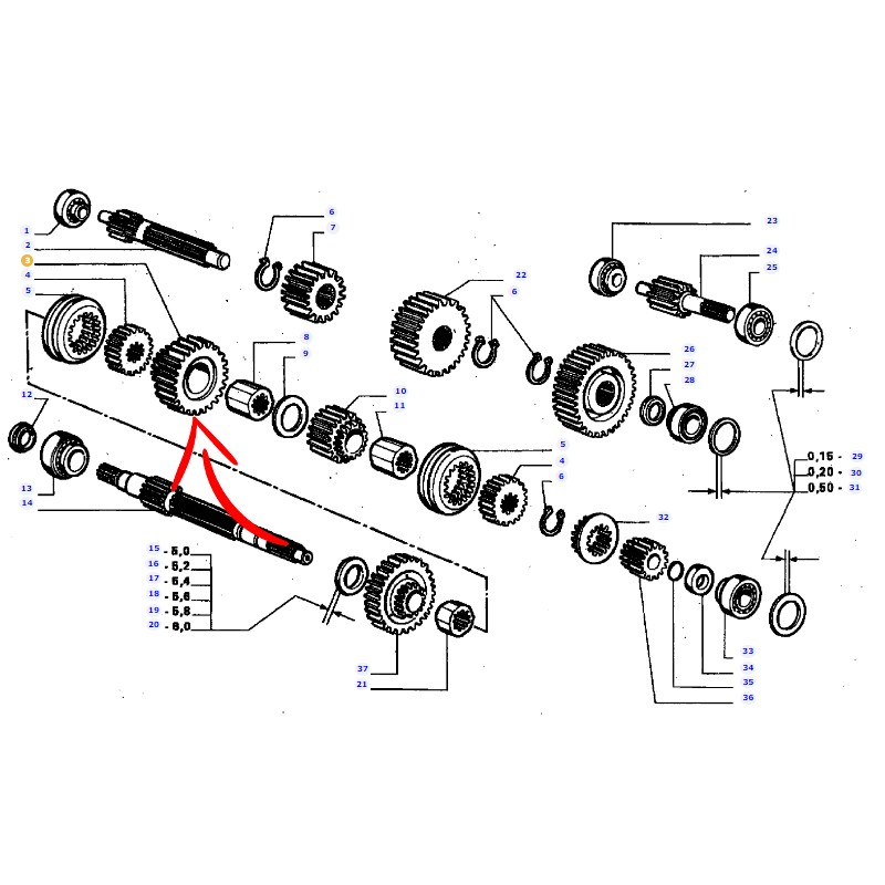 322848250.jpg INGRANAGGIO COD. 322848250