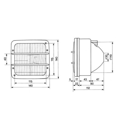 01470_C.jpg FANALE ANTERIORE COBO A 3 LUCI COD. 01470 - 05.160.000 - 1014417