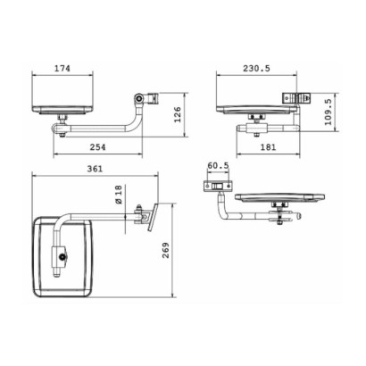 03747.jpg SPECCHIO RETROVISORE SX COD. 03747