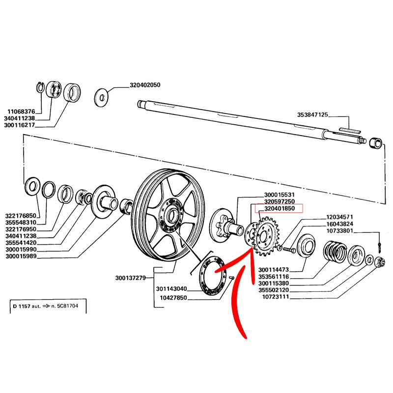 320401850.jpg INGRANAGGIO COD. 320401850