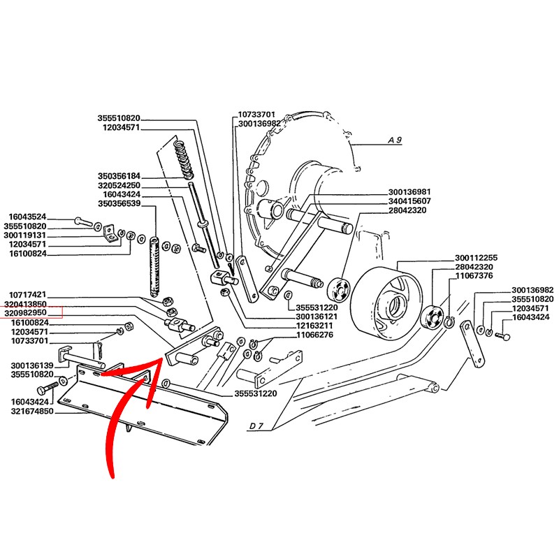 320982950.jpg LEVA DI COMANDO COD. 320982950