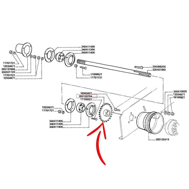 300120784.jpg INGRANAGGIO COD. 300120784