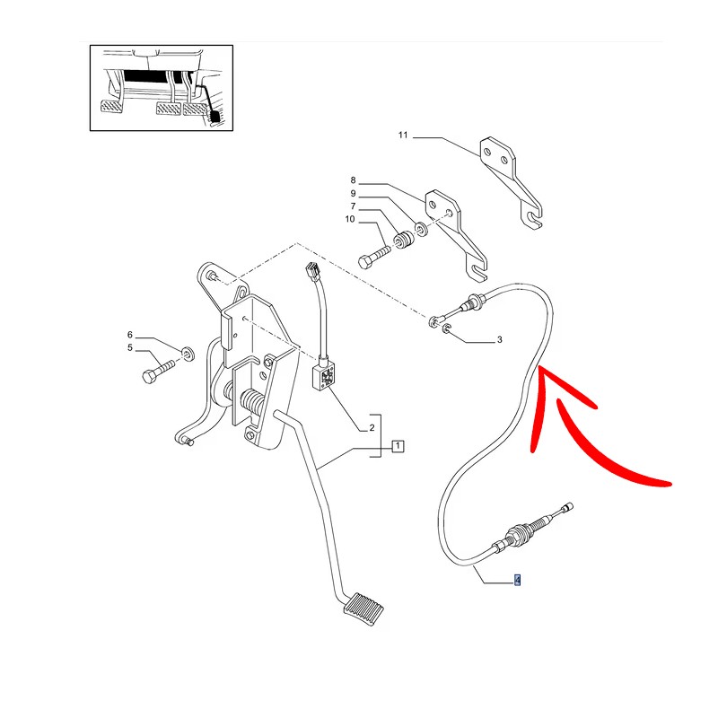 87733163.jpg CAVO ACCELERATORE T6030 COD. 87733163 87733163.jpg CAVO ACCELERATORE T6030 COD. 87733163