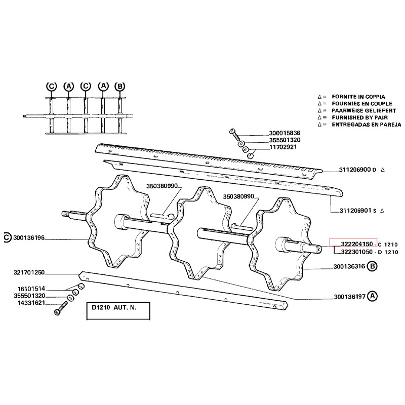 322204150.jpg ALBERO BATTITORE COD. 322204150