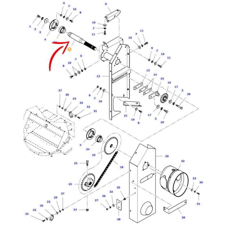 la323502250.jpg ALBERO DI RINVIO COD. 323502250