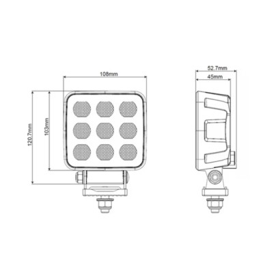 LA10833_C.jpg FARO DA LAVORO A LED - 108x120,7x52,7mm - 6800LUMEN COD. LA10833