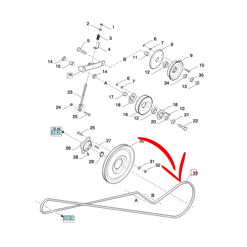 84057482.jpg CINGHIA TRAPEZOIDALE COD. 84057482