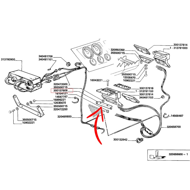 300137808.jpg SUPPORTO SENSORE COD. 300137808