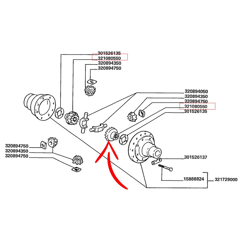 321080550.jpg INGRANAGGIO ex 300119346 COD. 321080550