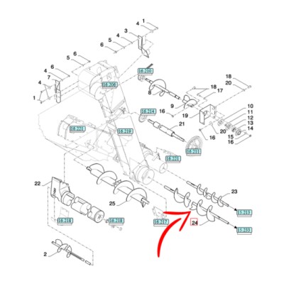 87522481.jpg COCLEA TIPO STANDARD COD. 87522481