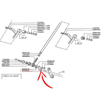 320492250.jpg LEVA DI COMANDO COD. 320492250