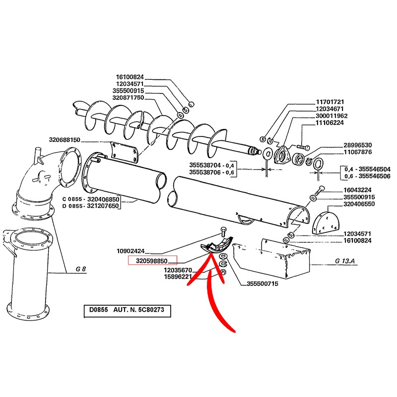 320598850.jpg SPAZZOLA SCARICO COD. 320598850