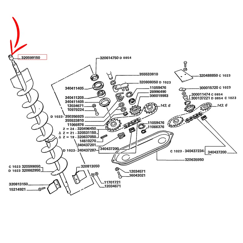 320599150.jpg DISTANZIATORE COD. 320599150